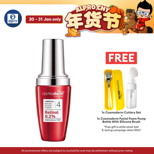 Cosmoderm Luminous A Dark Spot Corrector Emulsion 30ml | Epidermis Production Booster