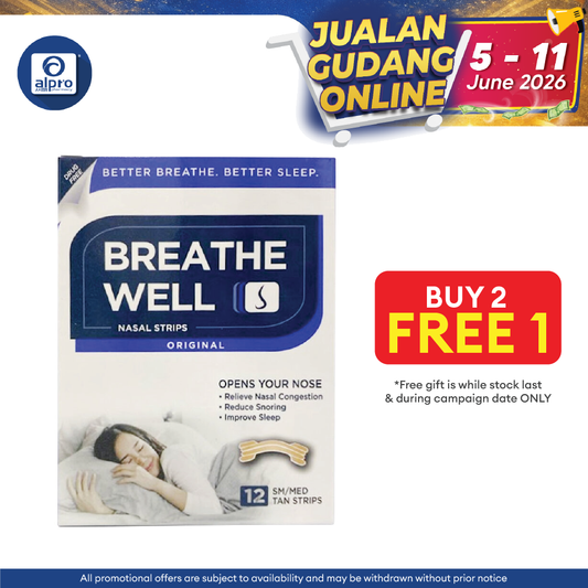 Breathe Well 12s | Nose Strips for Sleep Improve Breathe Well