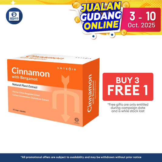 Artemis Cinnamon Bergamot Capsule 60s | Helps To Maintain General Health. Artemis