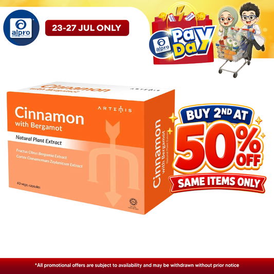 Artemis Cinnamon Bergamot Capsule 60s | Helps To Maintain General Health. Artemis
