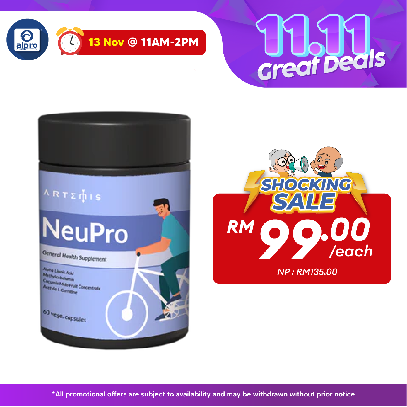 Artemis Neupro Capsule 60s | Support A Better Nerve Health Artemis