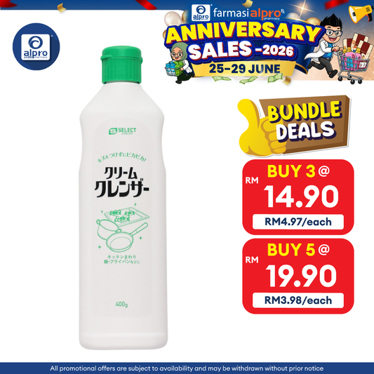 Sugi S Select Cream Cleanser Lemon 400g Sugi