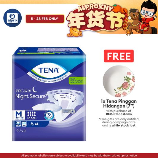 Tena Proskin Night Secure M 9s Alpro Pharmacy