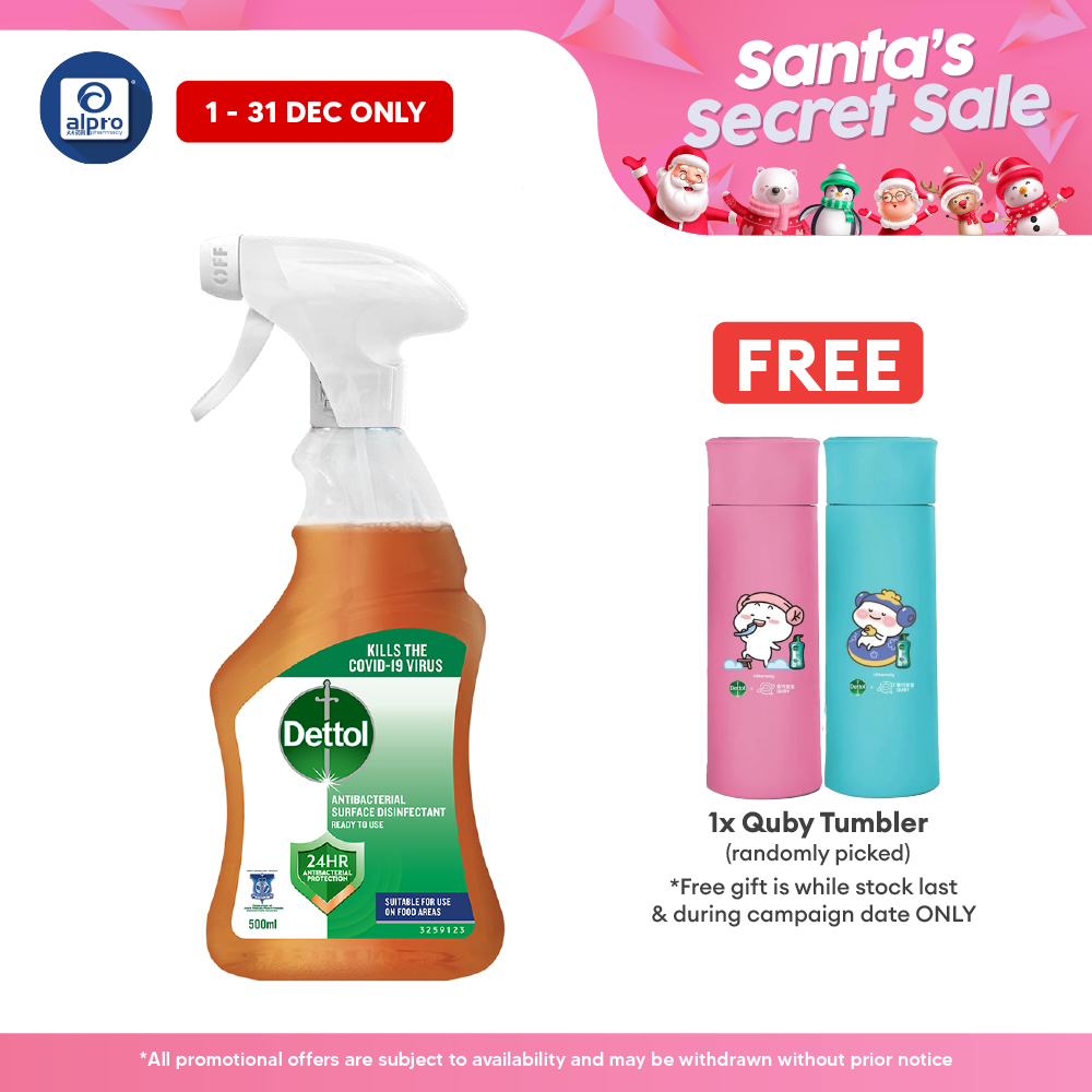 Dettol Antibacterial Surface Disinfectant Trigger 500ml | Kills 99.9% Germs Dettol