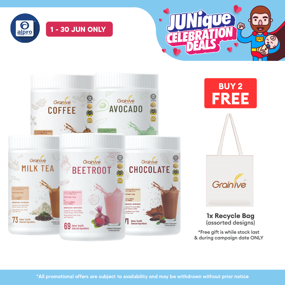 Grainlive Meal Replacement 营养代餐 800g | Meal Replacement with Multivitamins Minerals Proteins Natural Plant Based / provi Grainlive