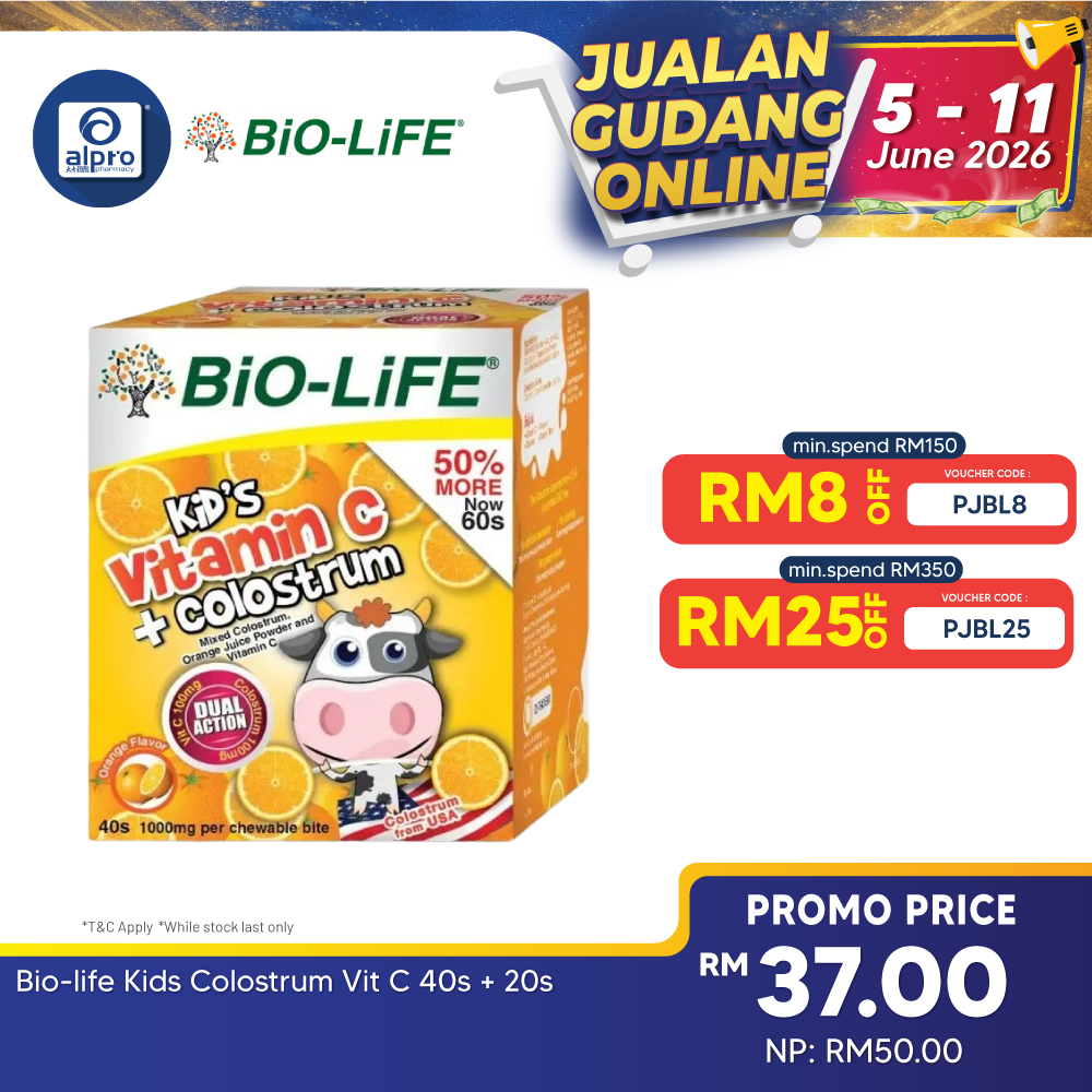 Bio-life Kids Colostrum Vit C 40s + 20s Bio-life