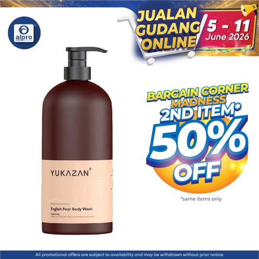 Yukazan Body Wash 850ml (English Pear/ Fresh Bouquet/ Antibacterial) Yuka Zan