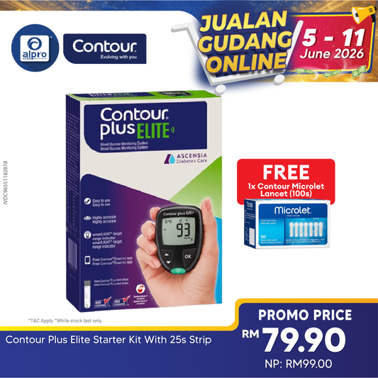 Contour Plus Elite Starter Kit With 25s Strip Contour