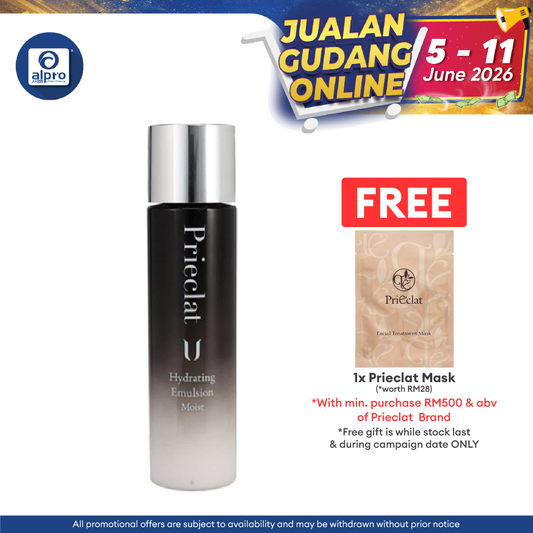Prieclat U Hydrating Emulsion- Moist 120ml Sugi