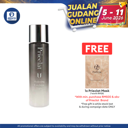 Prieclat Hydrating Emulsion - Light 120ml Sugi