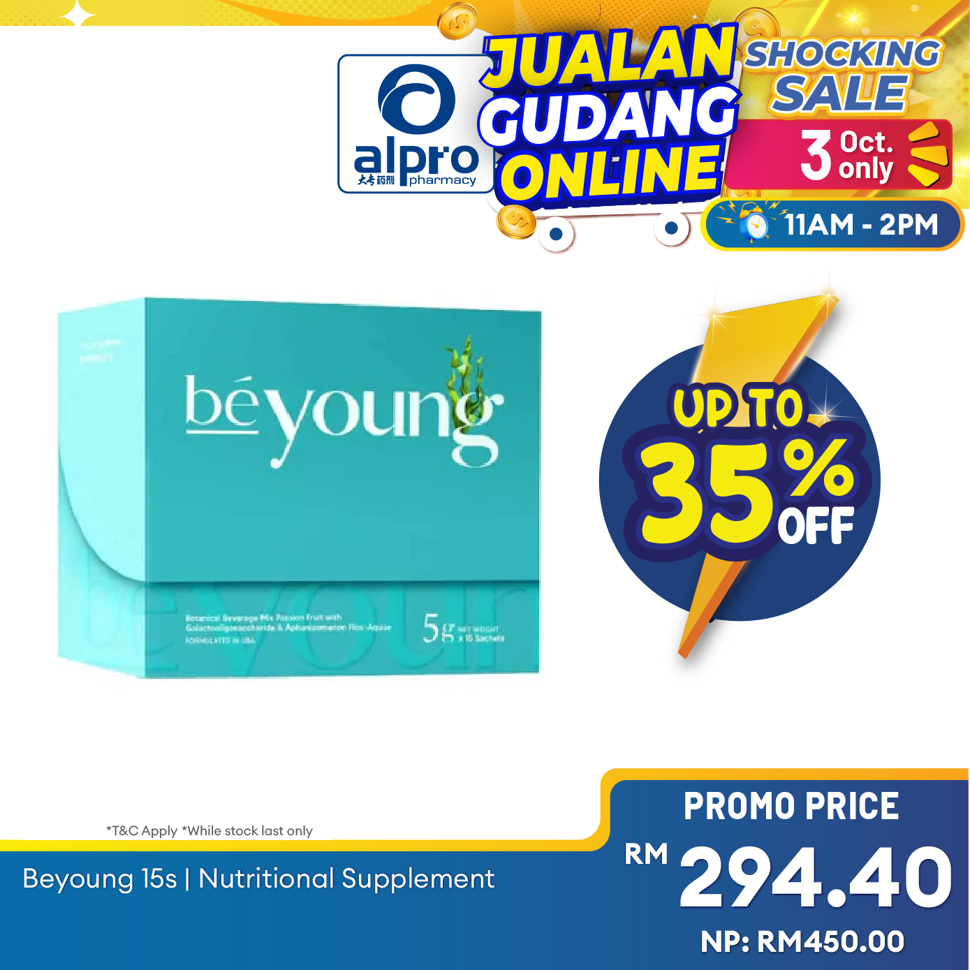 BeYoung 15s | Improve Gut Skin Health Alpro Pharmacy