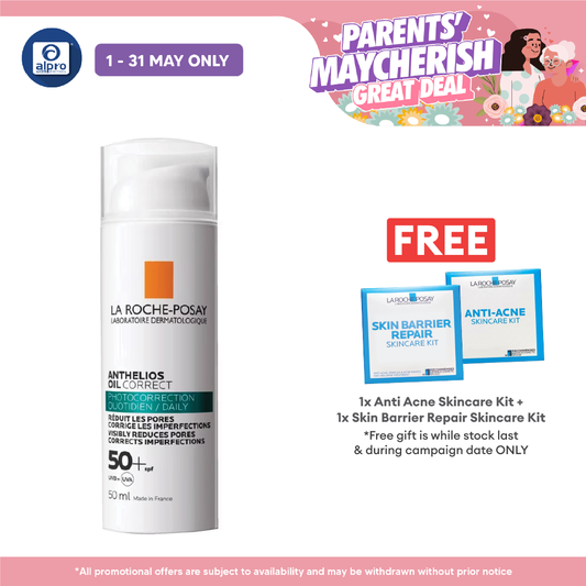 La Roche Posay Anthelios UVD Oil Correct T 50ml | 50+ SPF UVB + UVA Alpro Pharmacy