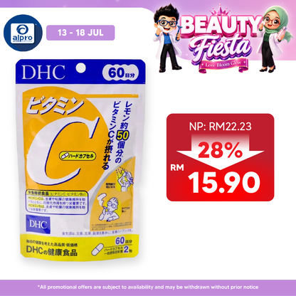 [Non Halal] DHC Vitamin C Supplement Tablets 120s Japan Cross Border