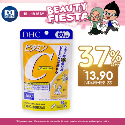 [ Non Halal ] DHC Vitamin C Supplement Tablets 120s Japan Cross Border