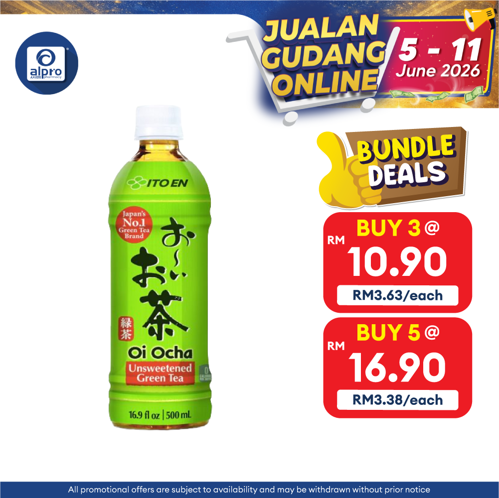Ito-en Oi Ocha Green Tea Pet Bottle 500ml | Unsweetened Drink Tea Ito-En