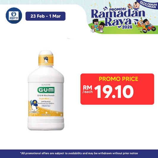 Sunstar Gum Mouthwash Fruit Mint Flavor For Children 250ml Sunstar