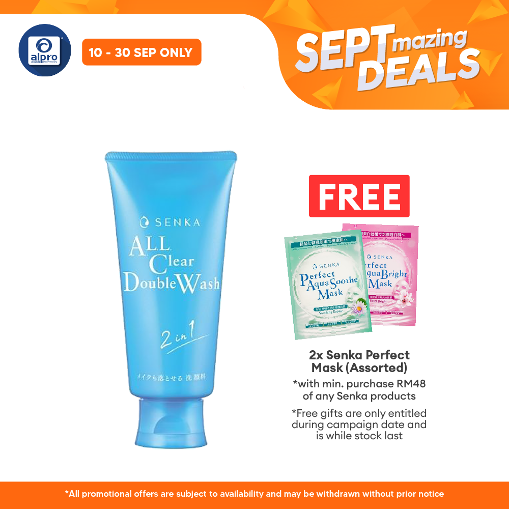 Senka A.L.L. Clear Double Wash 120g Senka