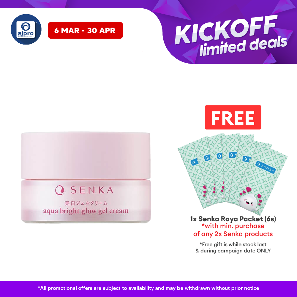 Senka Aqua Bright Glow Gel Cream Senka