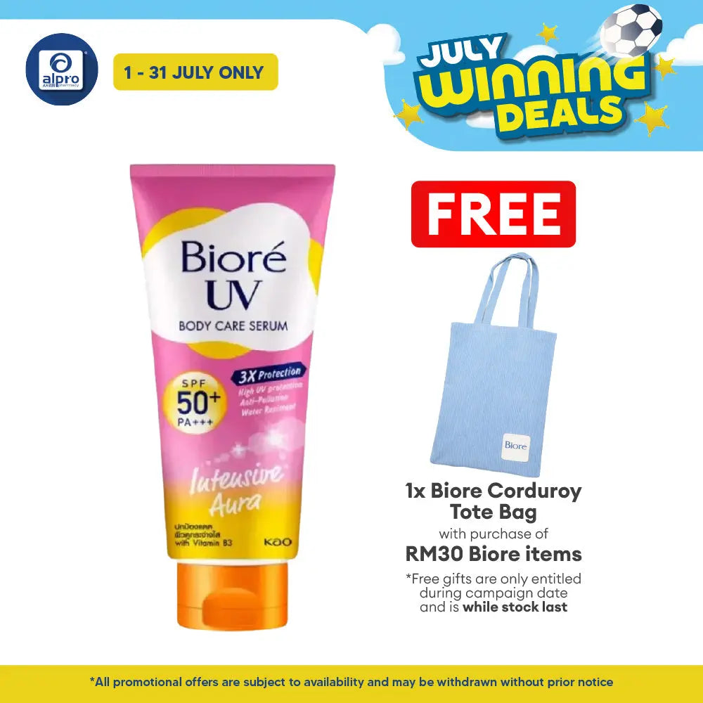 Biore UV Body Serum Intensive Aura SPF 50+ PA+++ 150ml Biore