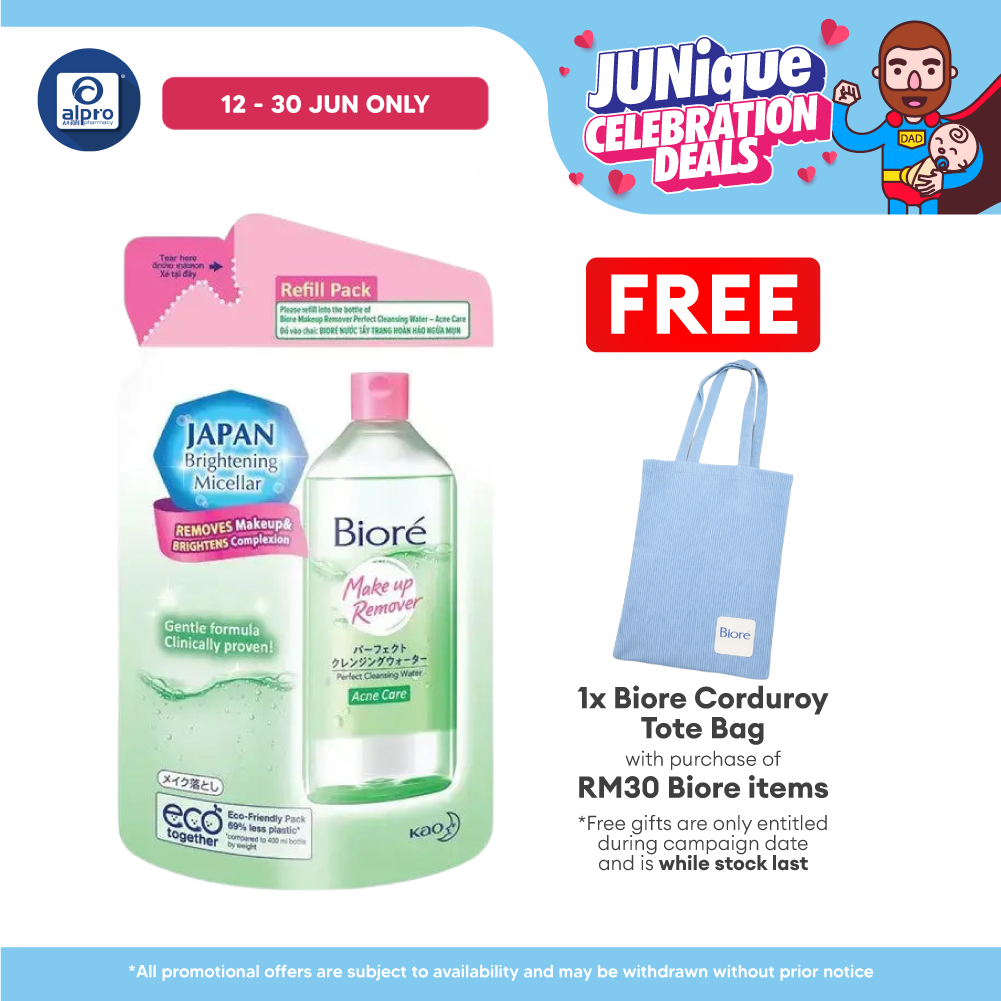 Biore Cln Water Refill A/Care 250ml Biore
