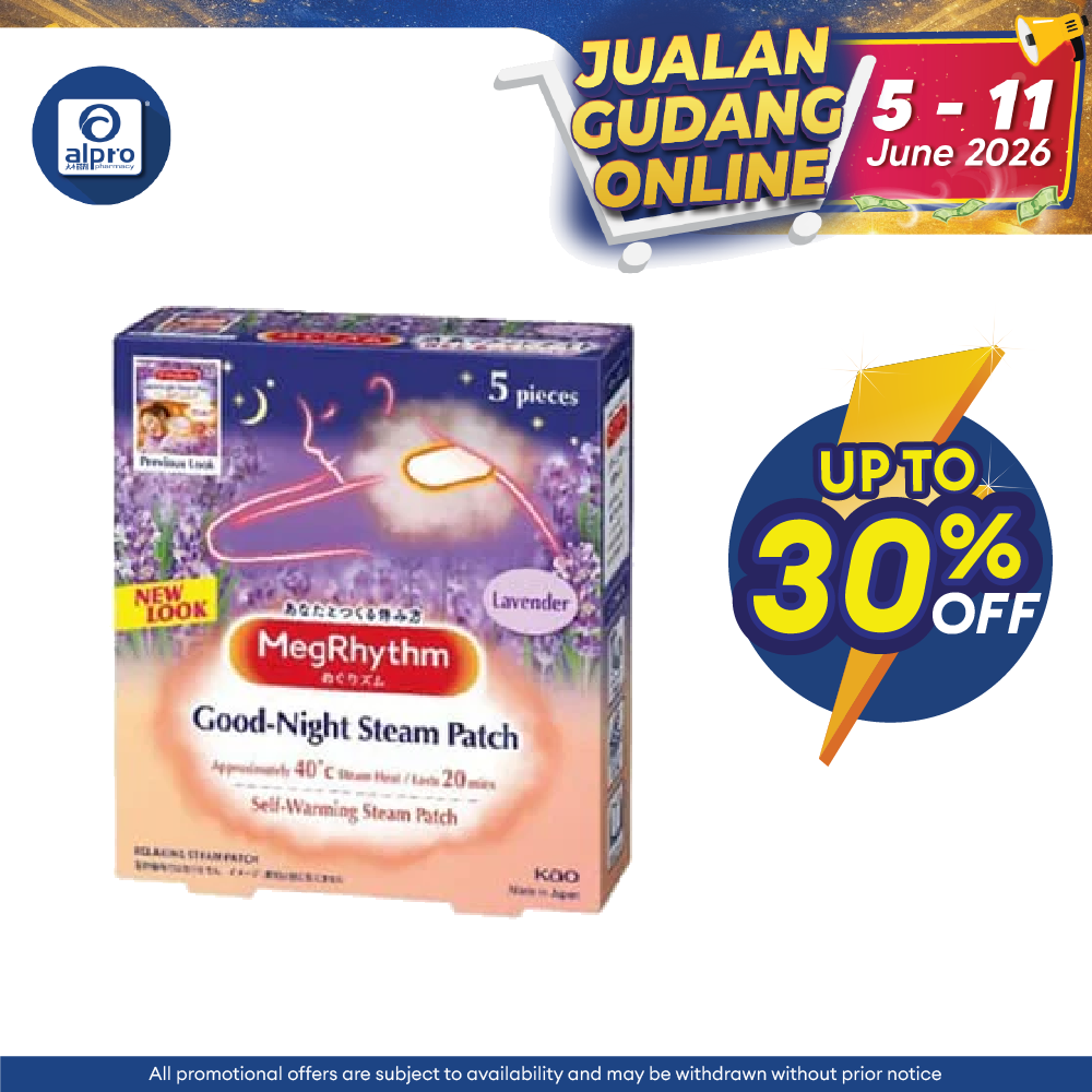 Megrhythm Goodnight Sp(Unscented, Lavender) 5s Alpro Pharmacy