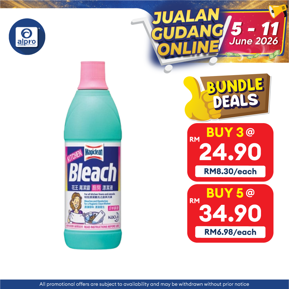 Magiclean Kitchen Bleach 600ml Magiclean
