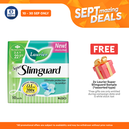 Laurier Super Slim Guard 22.5cm 10s Alpro Pharmacy
