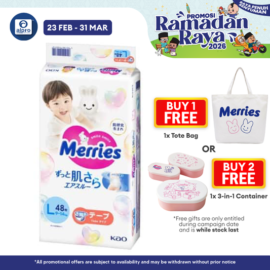 Merries Super Premium Tape L 48s Alpro Pharmacy