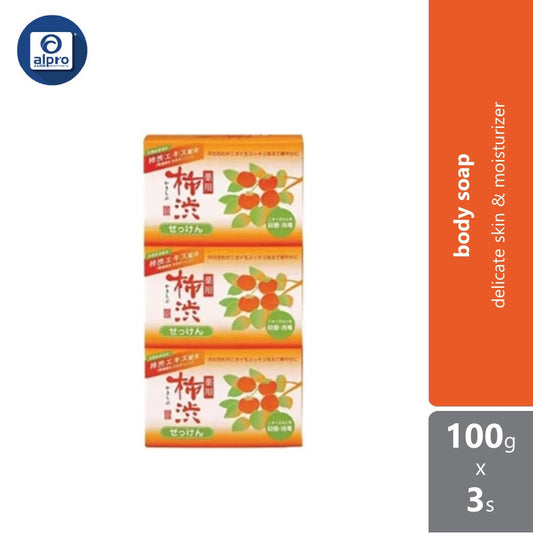 Kumano  Medicated Kakishibu Soap  100g x 3S Kumano