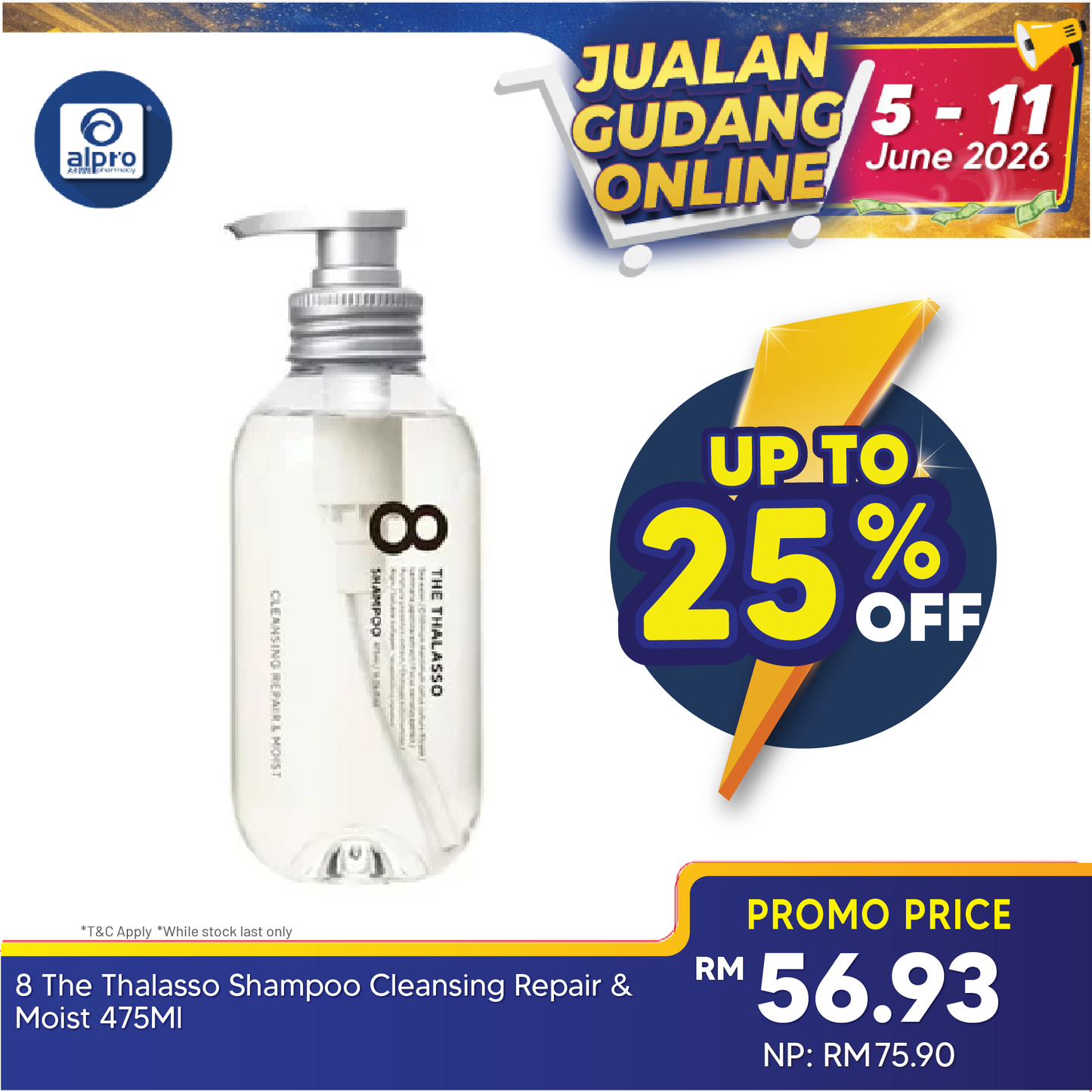 8 The Thalasso Shampoo (Cleansing Repair & Moist) 8 The Thalasso