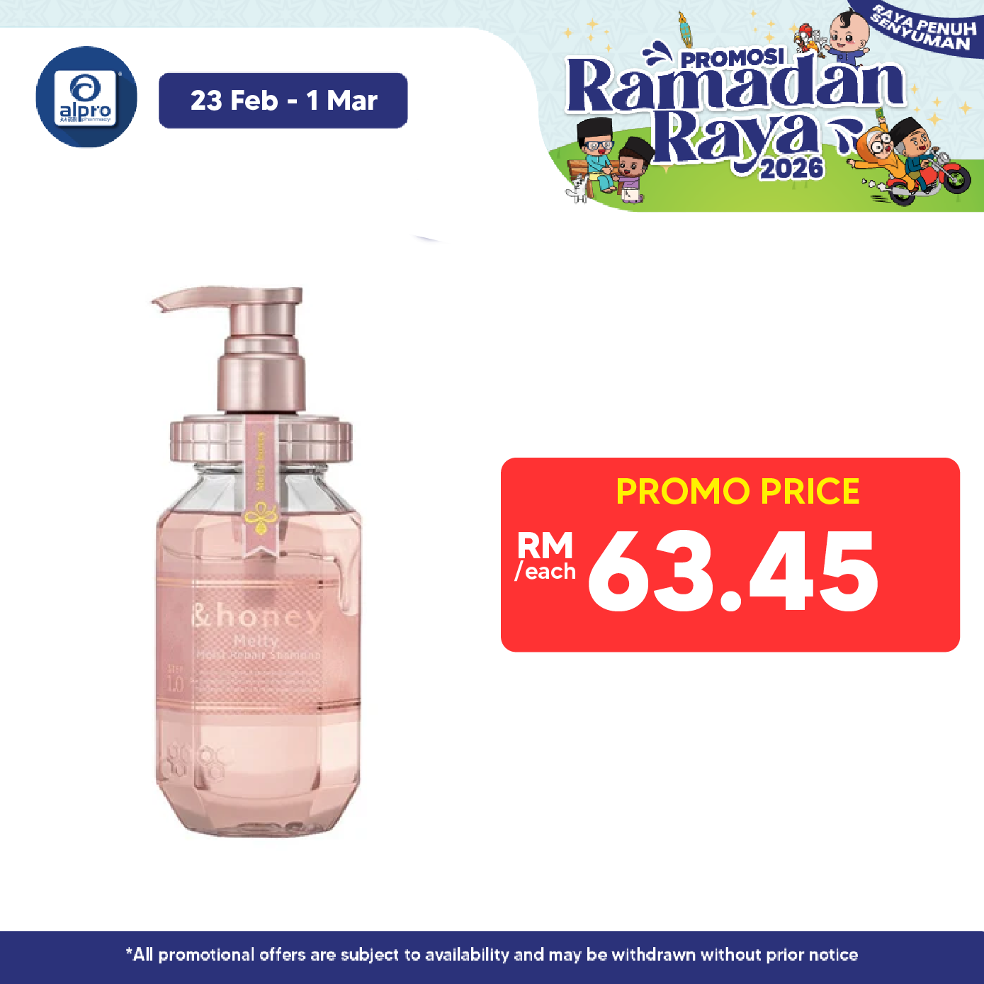 &Honey Melty Moist Repair Shampoo 1.0 &honey