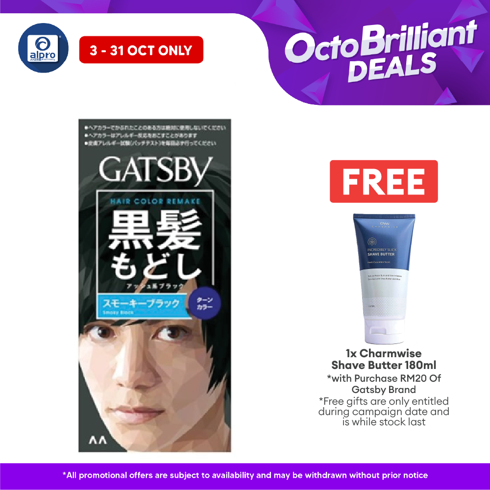 Gatsby Hair Color Remake Natural Black Alpro Pharmacy