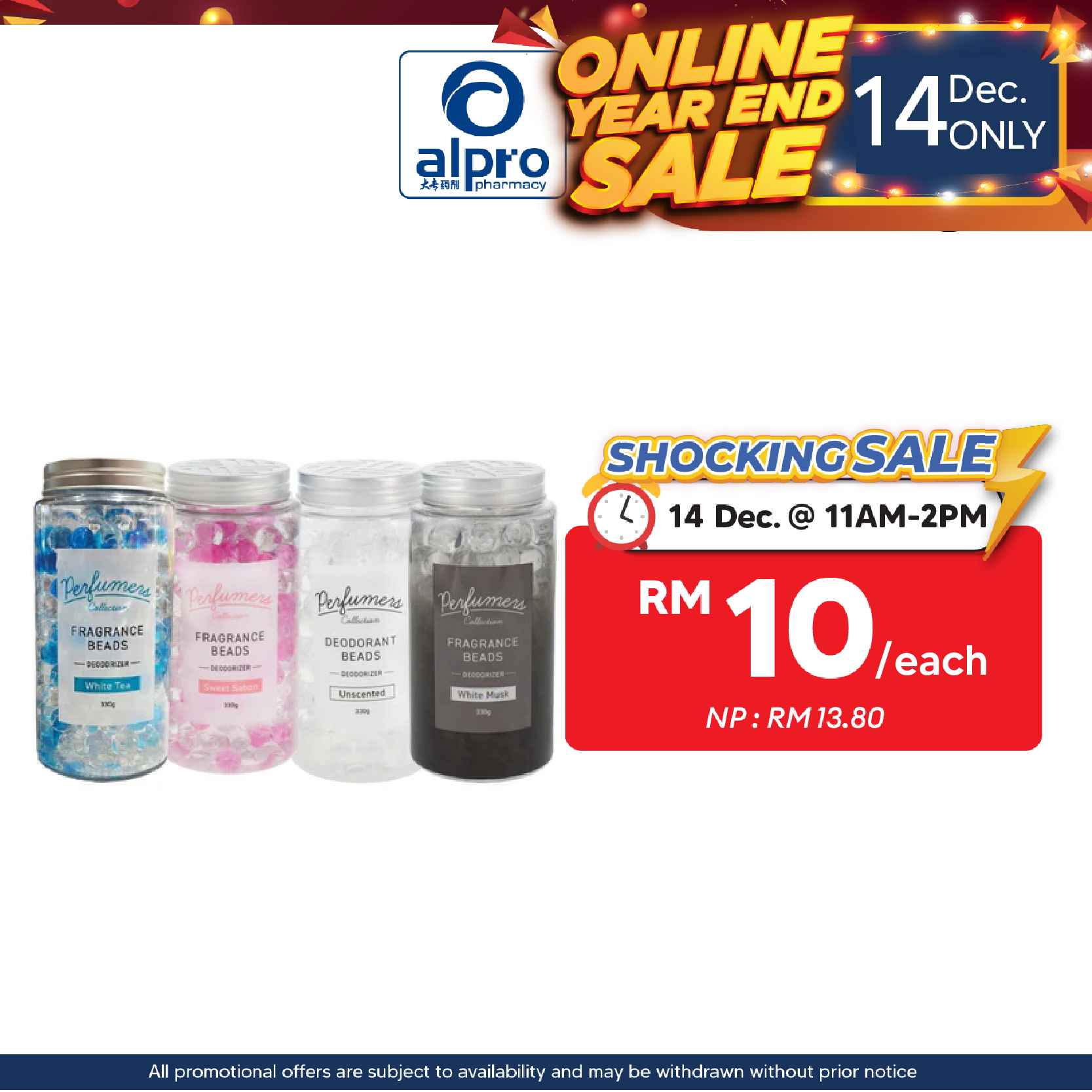 S Select Perfumer Fragrance Beads Deodorizer 330G (Unscented, Sweet Sabon, White Tea, White Musk)