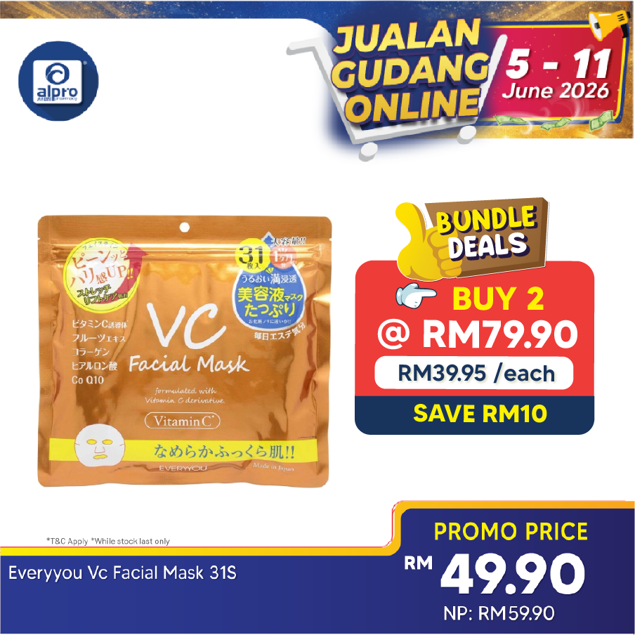 Sugi Everyyou VC Facial Mask 31s EveryYou, Sugi