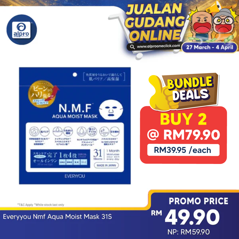 Sugi Everyyou NMF Aqua Moist Mask 31s Alpro Pharmacy
