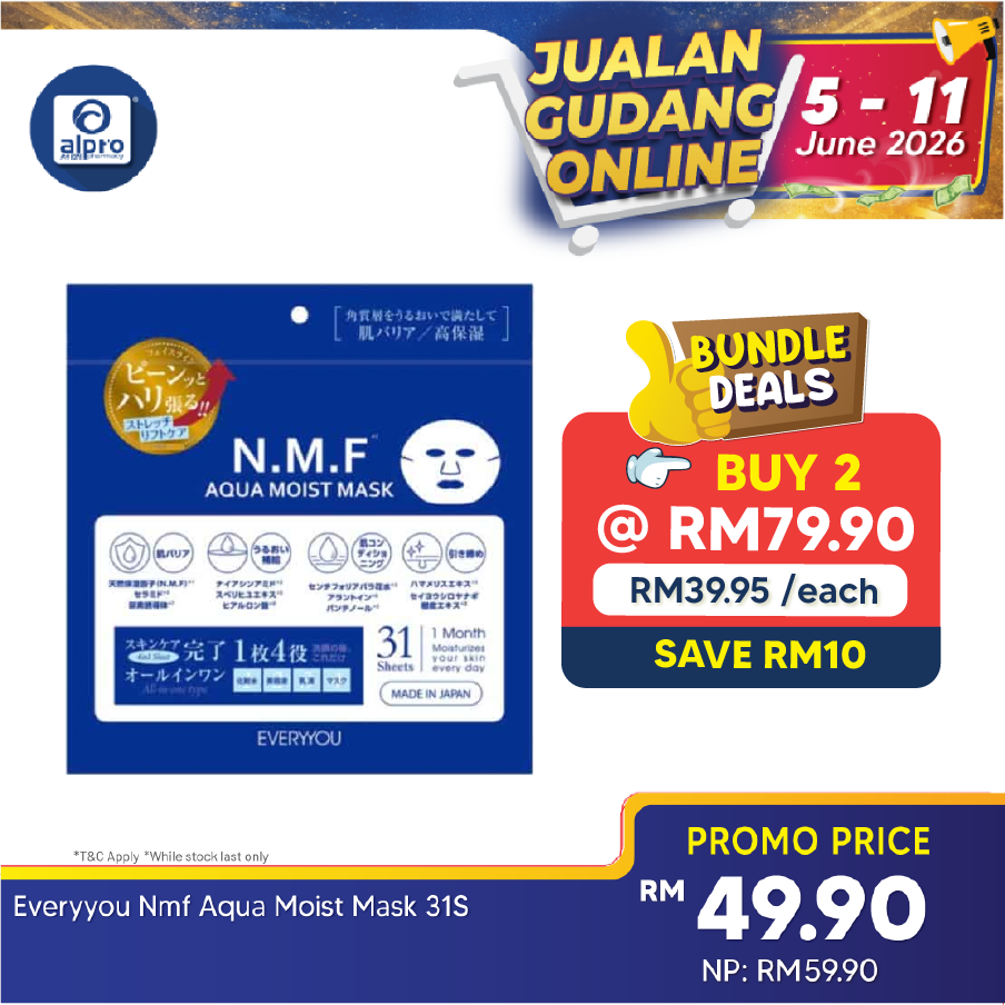 Sugi Everyyou NMF Aqua Moist Mask 31s EveryYou, Sugi