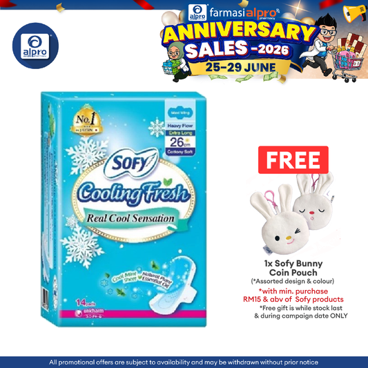 Sofy Cooling Day 14s (25cm Ultra Slim Wing \ 26cm Maxi Wing) Sofy