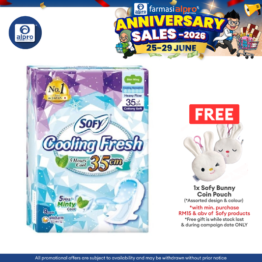 Sofy Cooling Night Slim Wing 35cm 9s Sofy