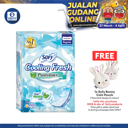 Sofy Cooling Liner Regular 155mm 28s Sofy