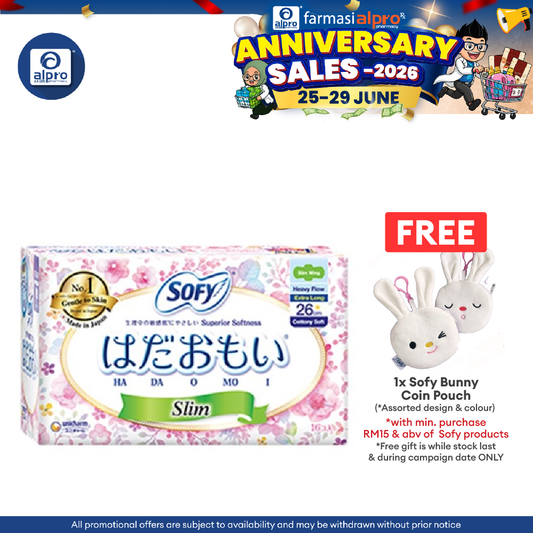 Sofy Hadaomoi Day Slim Wing 26cm 16s Sofy