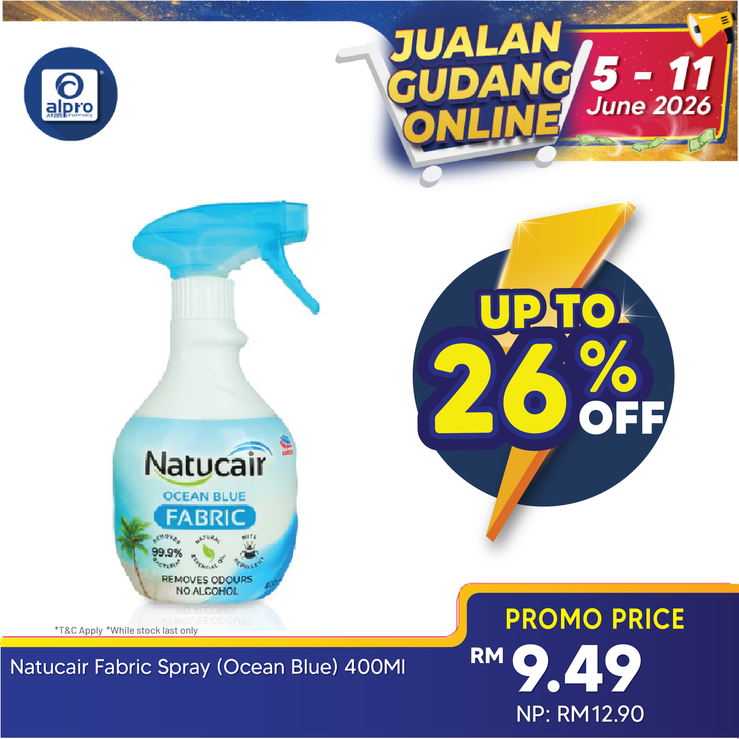 Natucair Fabric Spray 400ml Natucair