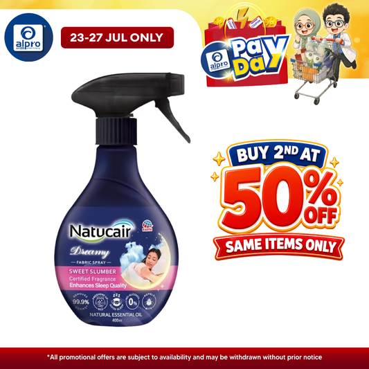 Natucair Dreamy Fabric Spray (Sweet Slumber) 400ml Natucair