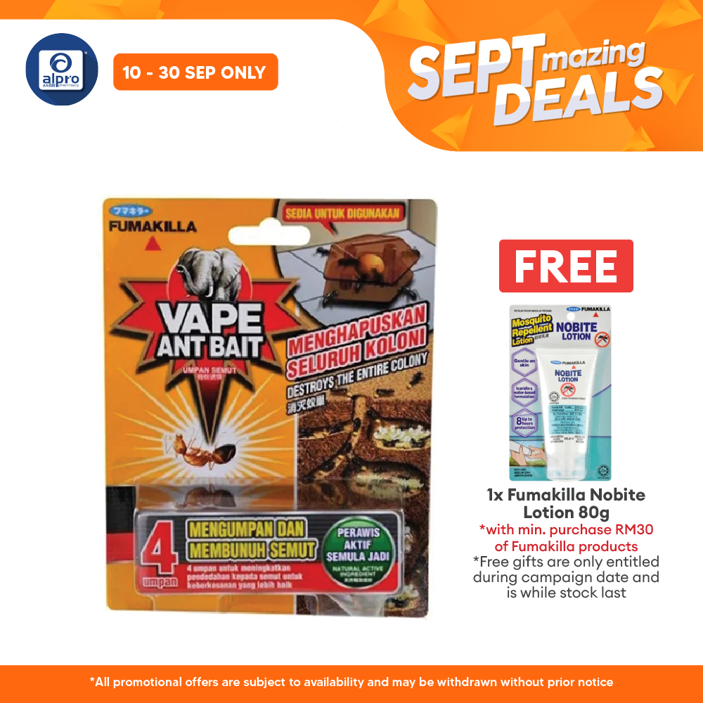 Fumakilla Vape Ant Bait | Bait Will Die Within 24-48 Hours Alpro Pharmacy