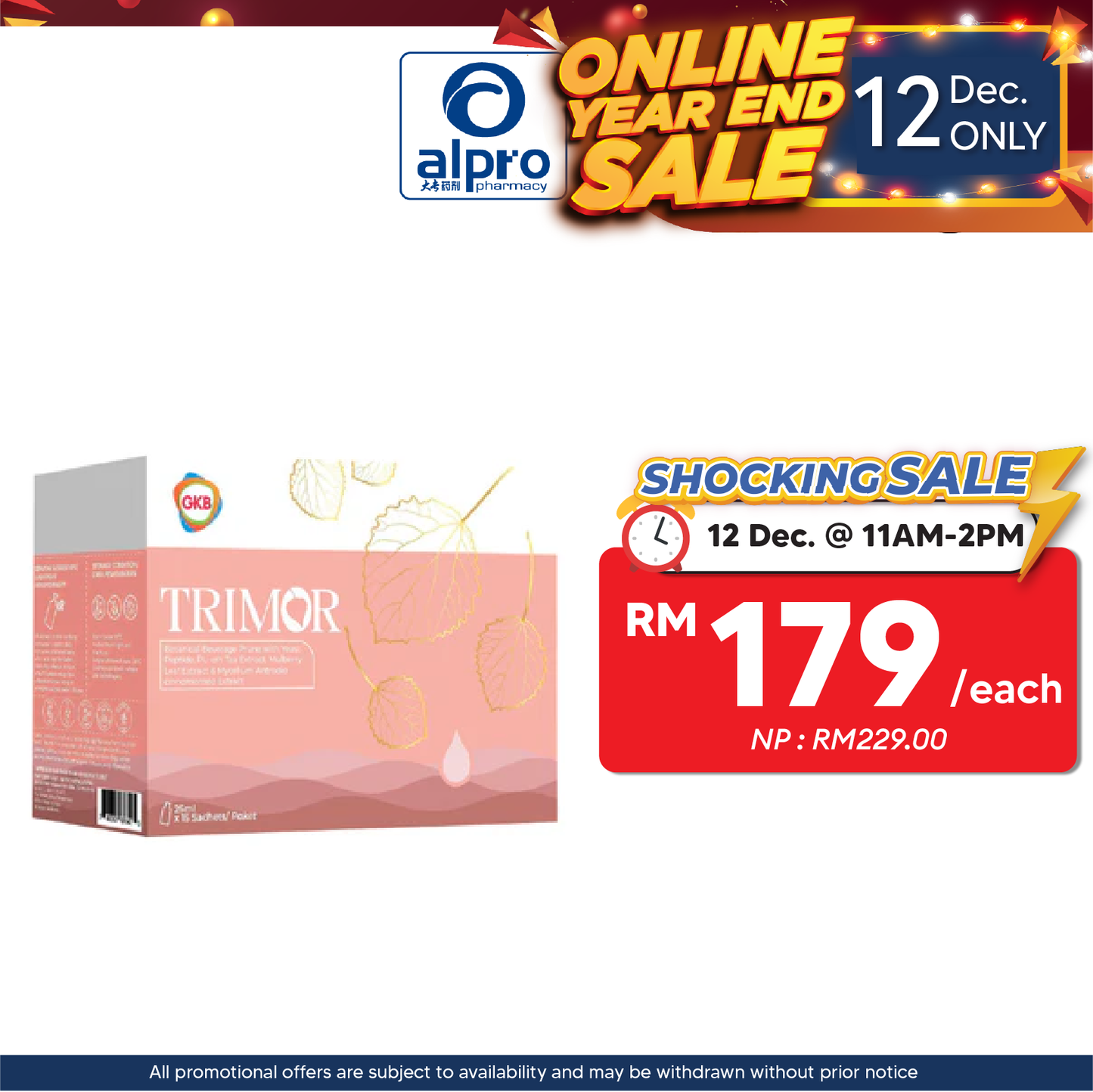 GKB Trimor 25ml x15's GKB