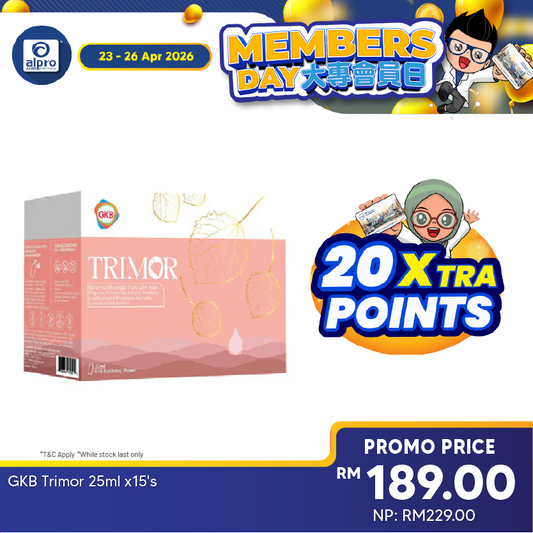 GKB Trimor 25ml x15's GKB