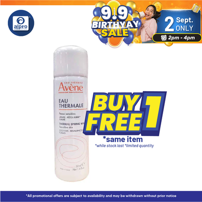 Avene Thermal Spring Water 50ml | Restores Skin natural Moisture Alpro Pharmacy