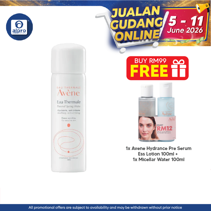 Avene Thermal Spring Water  50ml | Restores Skin natural Moisture Avene