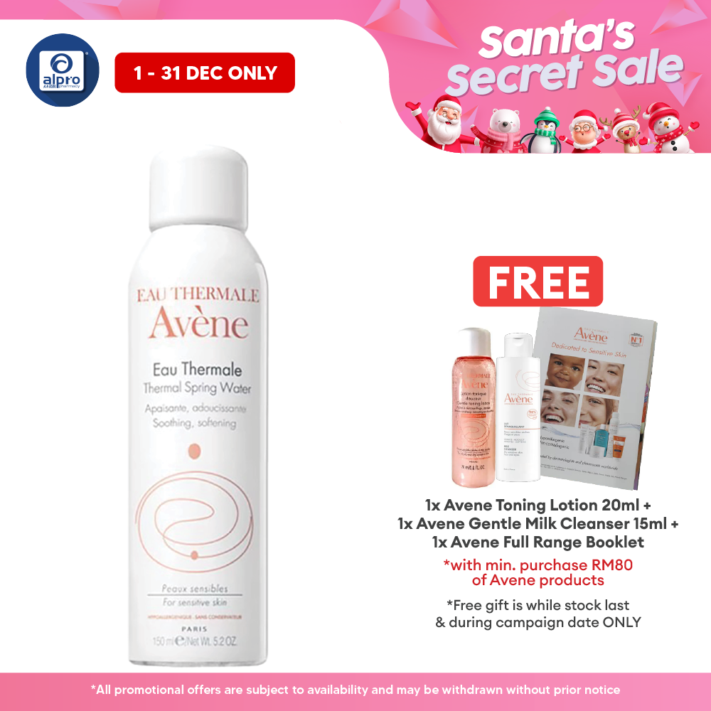 Avene Thermal Spring Water 150ml | Restores Skin Natural Moisture Alpro Pharmacy