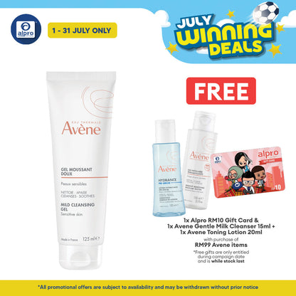 Avene Soapless Foaming Gel 125ml | Remove Make Up & Impurities Avene
