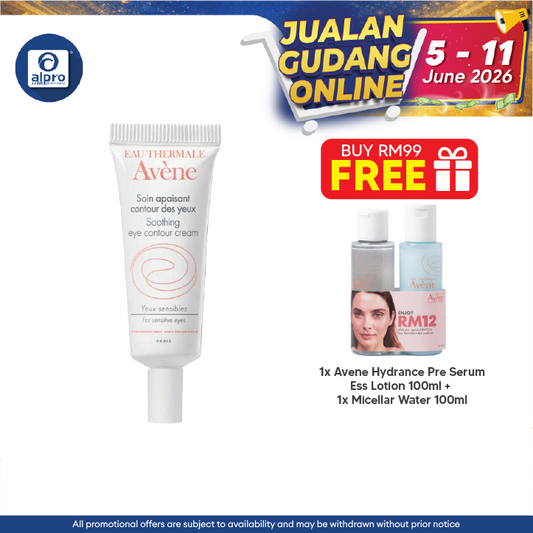 Avene Soothing Eye Contour Cream 10ml | Help Relieve Puffiness On The Eye Contour Avene